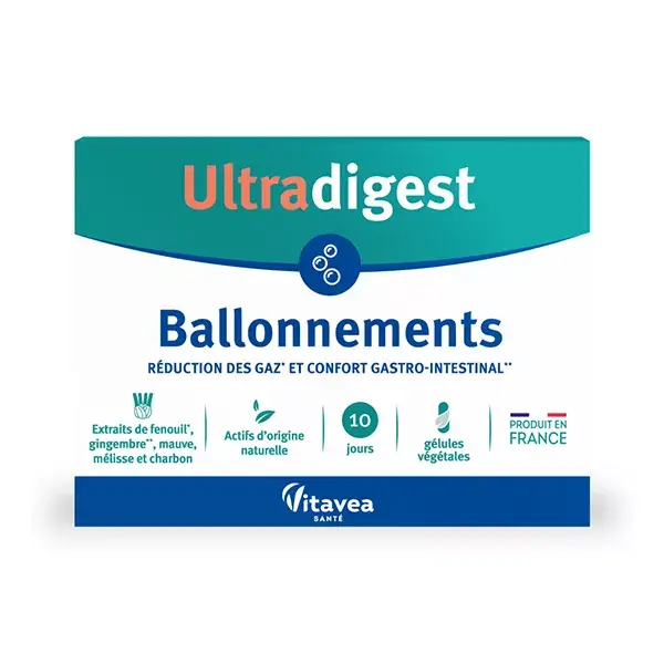 Vitavea UltraDigest Gonfiore Conforto Gastro-Intestinale 30 capsule