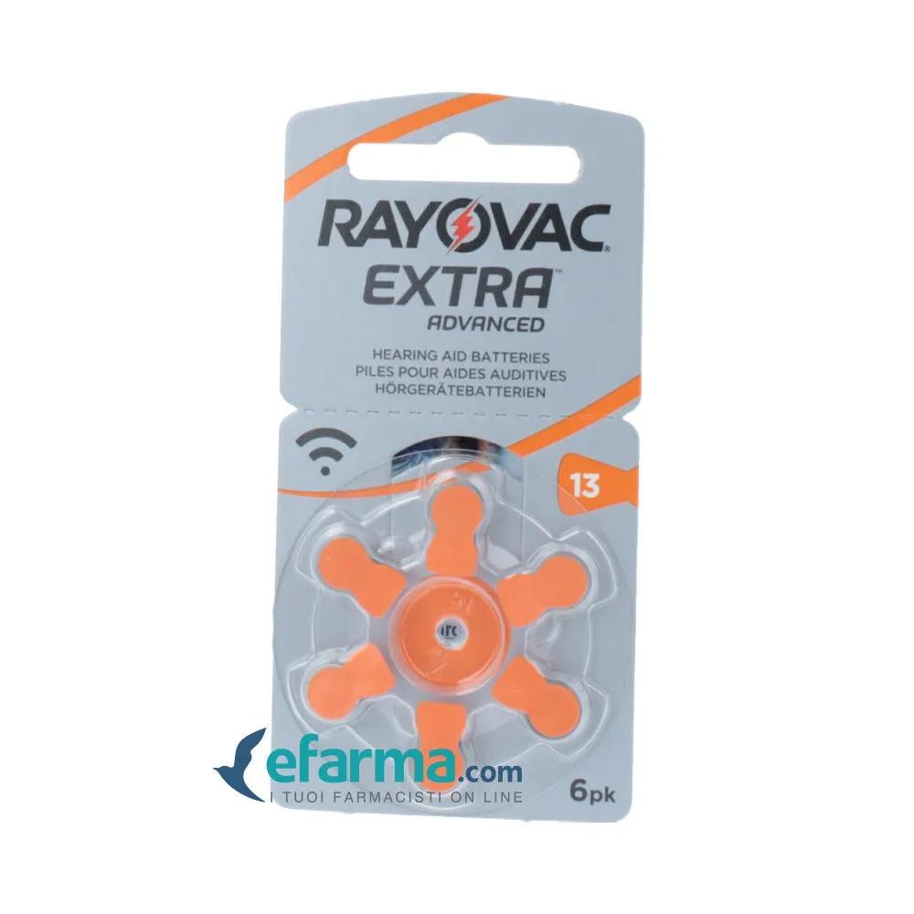 Reyovac Zinco Ario Modello 13 Batterie per Apparecchi Acustici 6 Pezzi