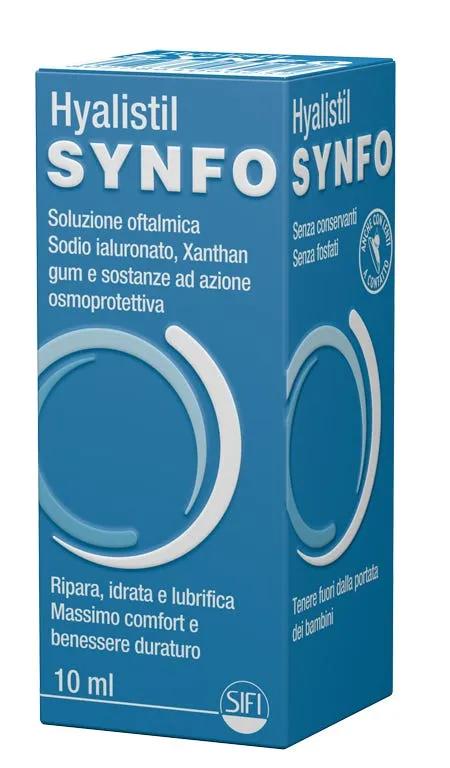 Hyalistil Synfo Soluzione Oftalmica Protettiva e Idratante per Occhi Flacone da 10ml