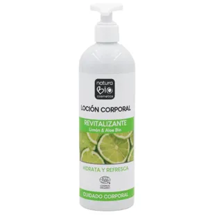 Naturabio Cosmetics Revitalizing Body Lotion Lemon &amp; Aloe Bio 500 ml