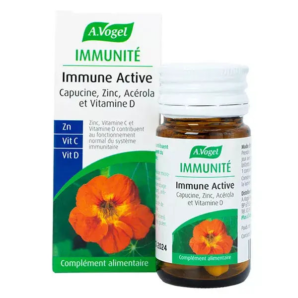 A.Vogel Immun Booster Vitamine D et Zinc 30 comprimés