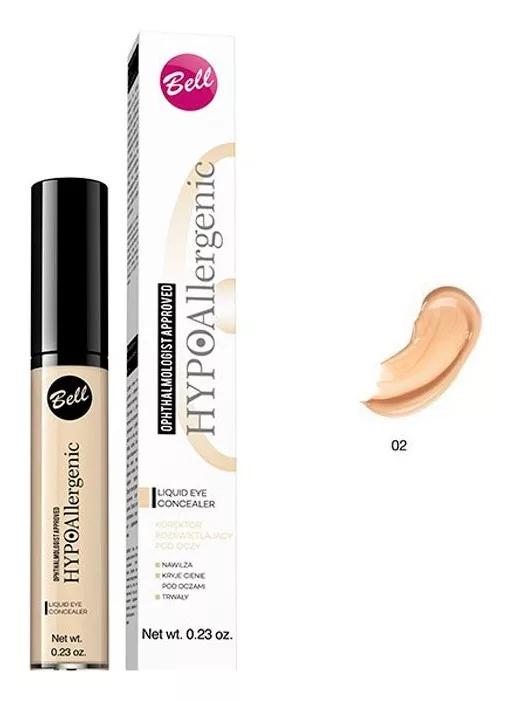 Bell Hypo Corrector Líquido Ojos Hipoalergénico Tono 02 6,5 gr