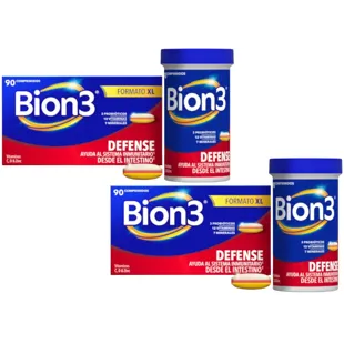 Bion3 Defense with Probiotics, Vitamin C, D and Zinc 2x90 Tablets