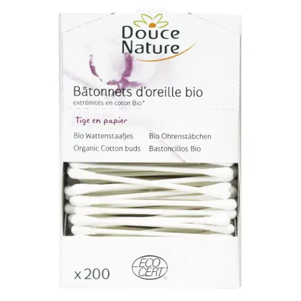 Douce Nature Organic Ear Sticks 200 units