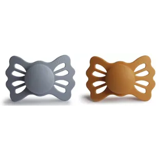 Frigg Silicone Pacifiers Lucky Great/Honey +6m 2 units