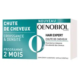 Oenobiol Cheveux Hair Expert Chute de Cheveux Lot de 2 x 60 capsules