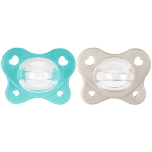 Chicco Physioforma Dual Soft Pacifier Blue/Grey 6-16m 2 pcs