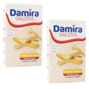 Damira Lactose-Free Cookies +8m 2x24 units