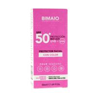 Bimaio Protector Antiedad Cuatro Estaciones SPF50+ Con Color 50 ml