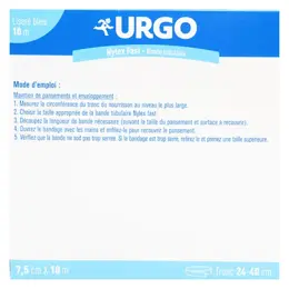 Urgo Soins Infirmiers Nylex Fast Bande Tubulaire Bleu 7,5cm x 10m