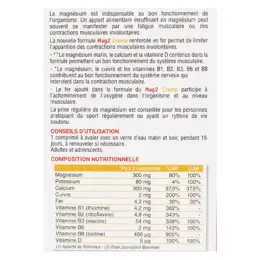 MAG 2 Crampes Magnésium Marin Crampes Fatigue Musculaire 30 comprimés