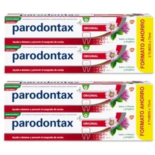 Parodontax Pasta de dentes com menta e gengibre 4x75 ml