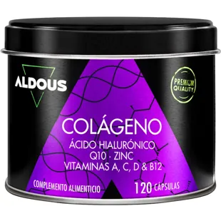 Aldous Collagen with Hyaluronic Acid, Q10, Zinc and Vitamins 120 Capsules