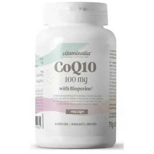 Vitaminalia CoQ10 + Bioperine100mg 180 Capsules