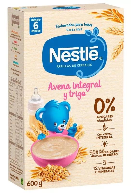 Nestlé Papa Infantil Aveia Integral e Trigo +6M 600gr