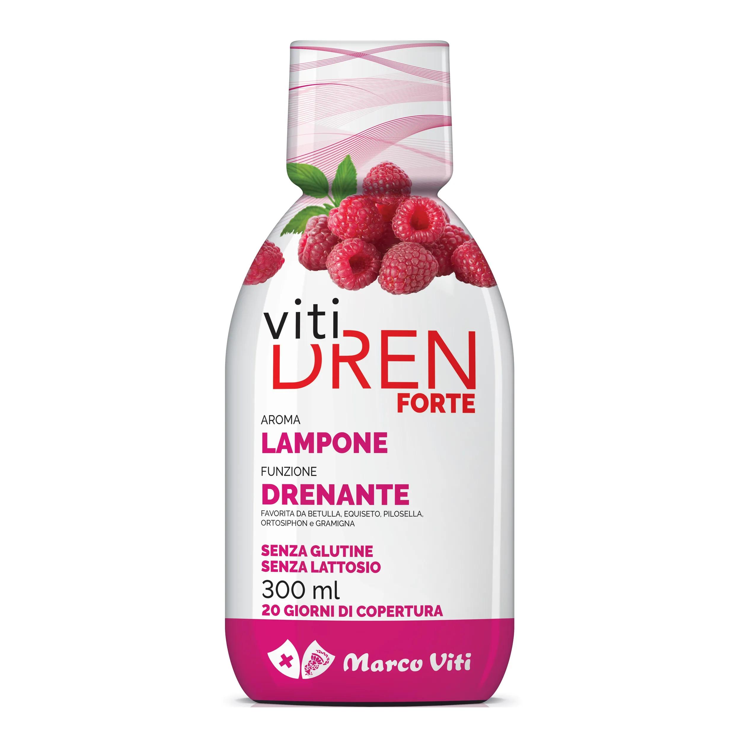 Vitidren Forte Lampone Integratore Drenante 300 ml