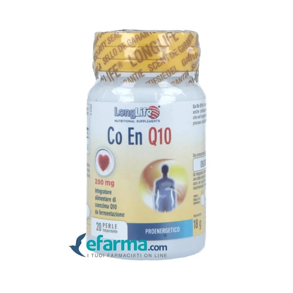 LongLife Co En Q10 200 mg Integratore 20 Perle