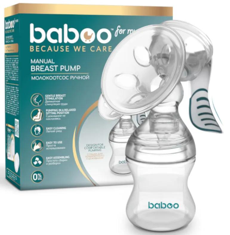 Baboo Manual Breast Pump with 4 Suction Levels