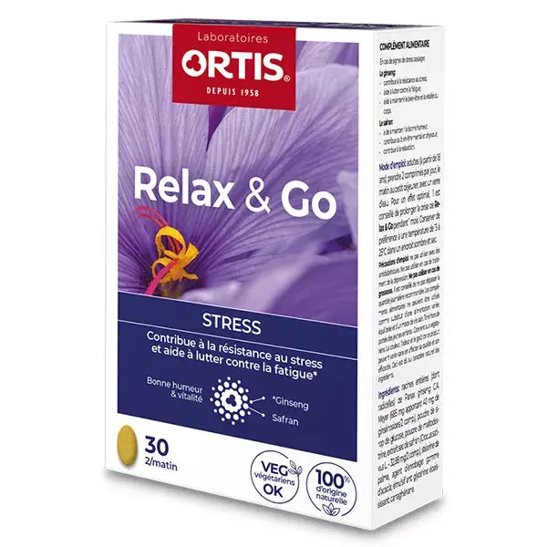 Ortis Relax & Go Stress 30 comprimés