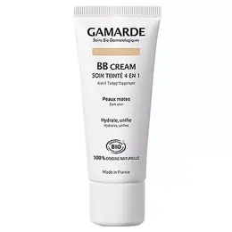 Gamarde BB Cream Soin Teinté 4 en 1 Peaux Mates Bio 40ml