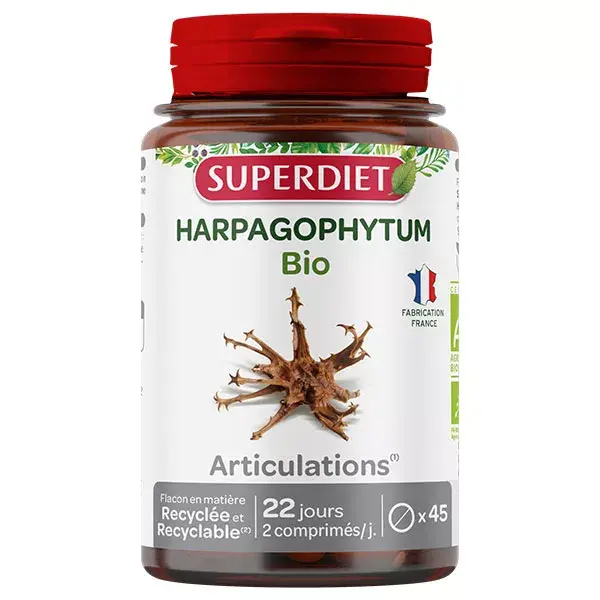 Superdiet Harpagophytum Bio 45 comprimés