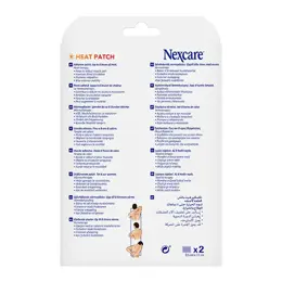 Nexcare 3M Heat Patch Chauffant 9,5 x 13cm 2 unités