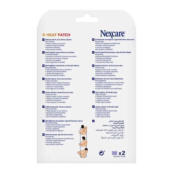 Nexcare 3M Parche Térmico 9,5 x 13cm 2 unidades