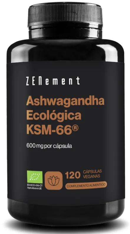 ZENement Bio Ashwagandha KSM-66 120 vegane Kapseln
