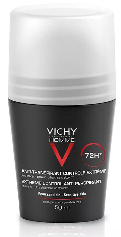 Vichy Homme Desodorante Anti-Transpirante Roll-on 50 ml