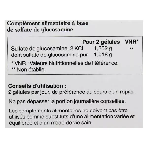 Caja de 150 Cpsulas de glucosamina Forte