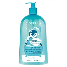 Bioderma ABCDerm Gel Moussant Nettoyant Doux Bébé Enfant 1L