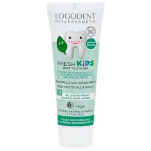 Logona Logodent Pasta de Dientes Infantil Menta Sin Flúor 0-6 Años 50 ml