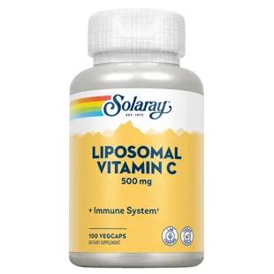 Solaray Liposomal Vitamin C 500 mg 100 Vegetable Capsules