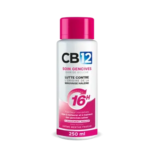 CB12 Collutorio per gengive sensibili, menta fresca, 12 ore - 250 ml