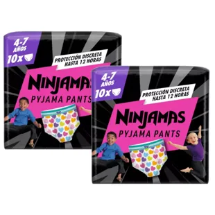 Dodot Diapers Panty Ninjamas Carry Pack Heart T7 (17-30 Kg) 2x10 units