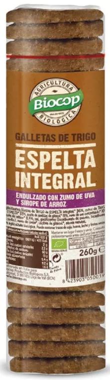 Biocop Galletas Espelta Integral 260 gr