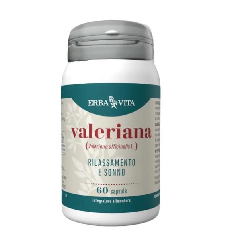 Erba Vita Valeriana Integratore Rilassante 60 Capsule