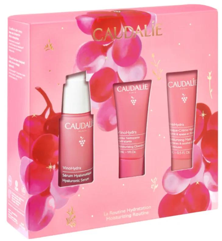 Caudalie VinoHydra Serum 30 ml + Reinigungsgelee 30 ml + Maske 15 ml