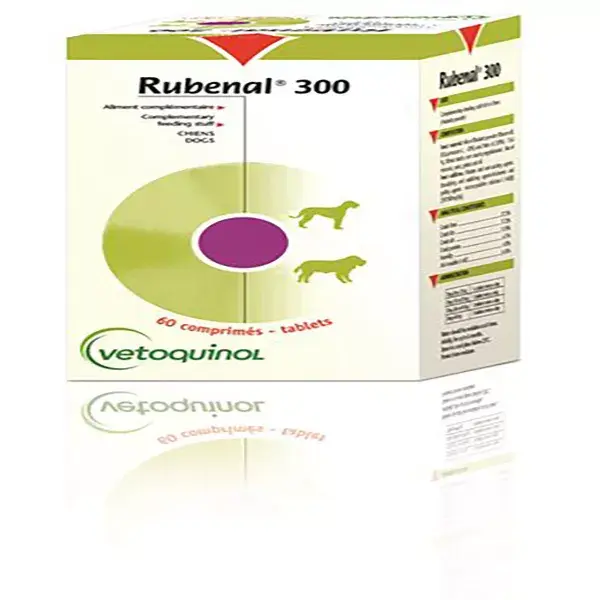 Vetoquinol Rubenal 300mg 60 comprimés