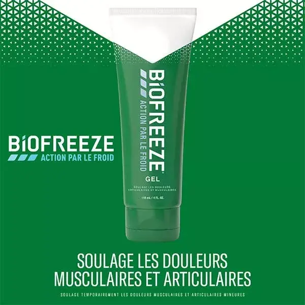 Biofreeze Gel Action par le Froid Muscles et Articulations Lot de 3 x 118ml