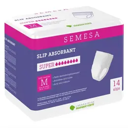 Marque Verte Semesa Slips Absorbants Super Taille M 14 unités