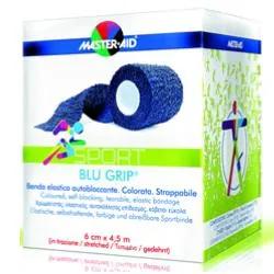 Master Aid Sport Grip Blu Benda Elastica Autobloccante cm 4x4,5m 1 Bobina