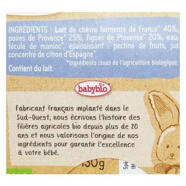 Babybio Brassé Riz Pêche Poire Bio - Lot De 2 X 4 Pots, Dès 6 Mois, Sans Sucres Ajoutés