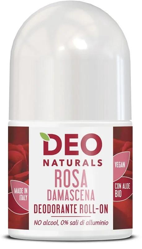 Deo Naturals Roll-on Rosa Damascena Deodorante 50 ml 