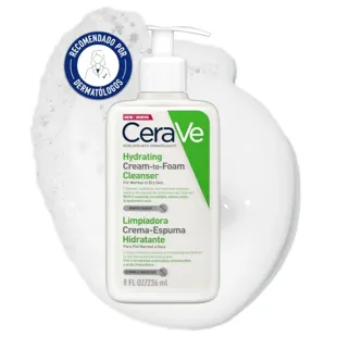CeraVe Limpiador Crema-Espuma Hidratante 236 ml