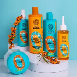 Natura Siberica Oblepikha O Shampoing Volume à l'argousier tous types de cheveux 400ml