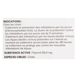 Beaphar Fiprotec Solution Spot-On Chats 1 pipette x 0,5ml