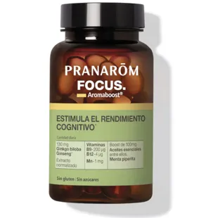 Pranarôm Aromaboost FOCUS Memory and Concentration 60 Capsules