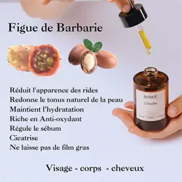 Sowé Huile de Figue de Barbarie et Argan Bio 50ml