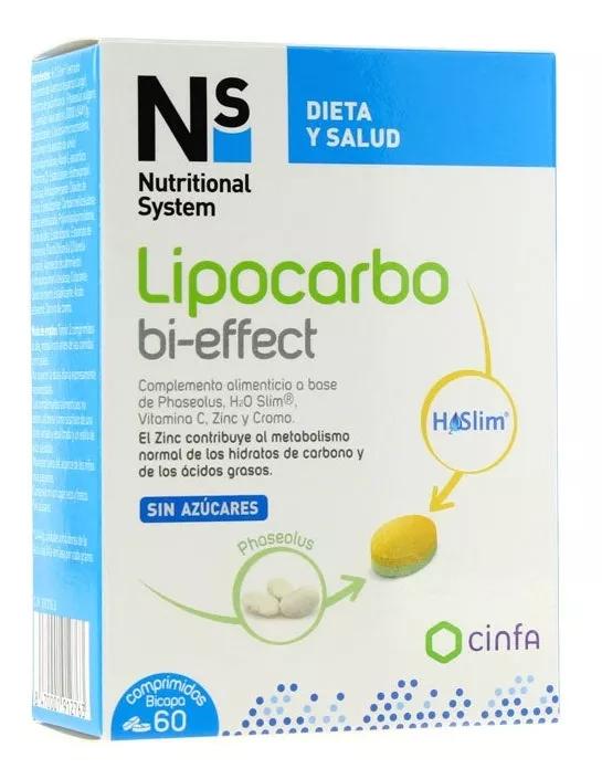 N+S Nature System NS Lipocarbo Bi Effect 60 Comprimidos Bicapa